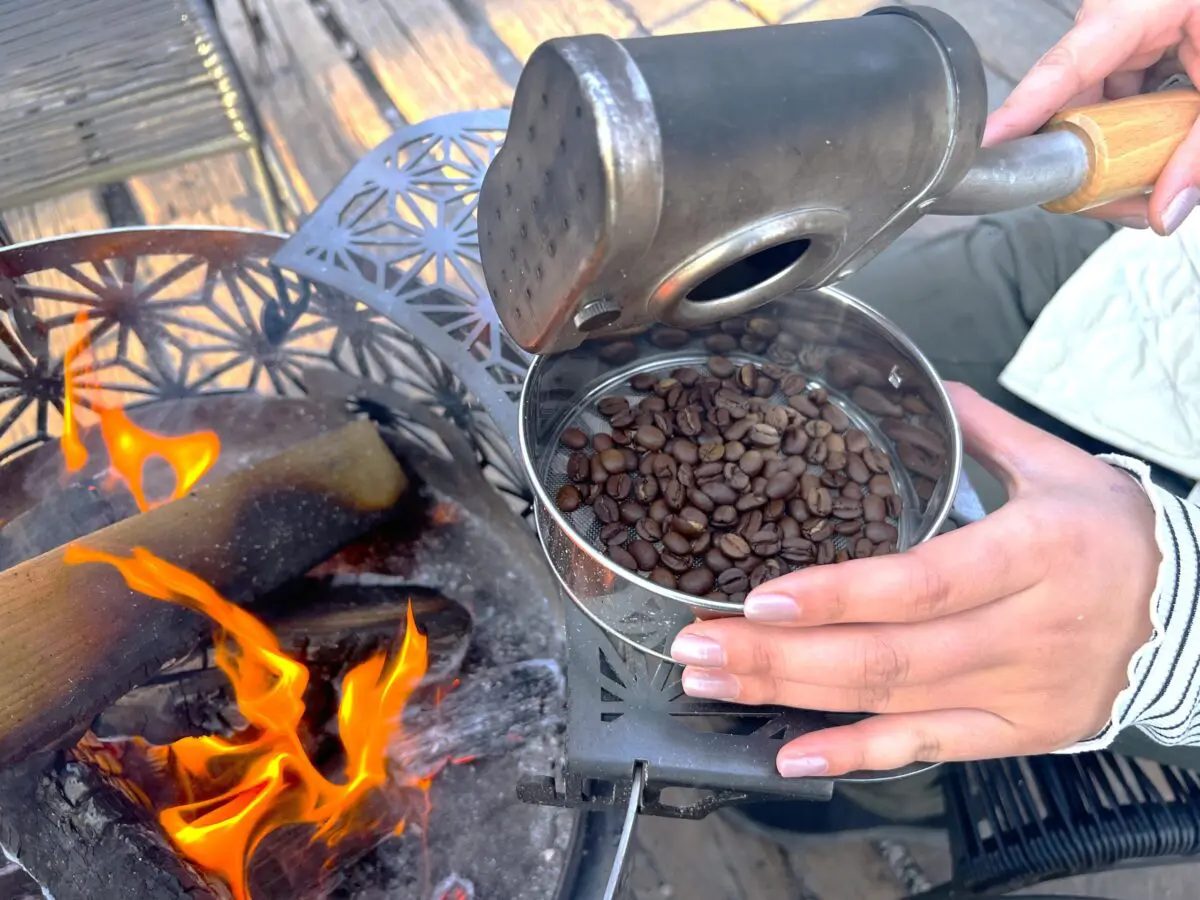 Bonfire roasted coffee