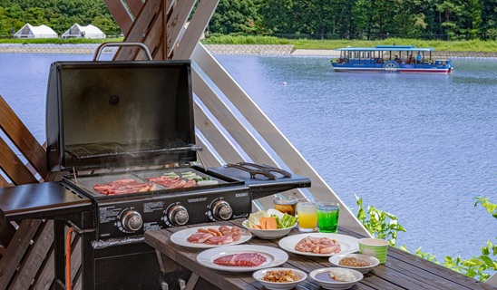 All-inclusive with barbecue lunch on the lakeside where you can enjoy hotel stays and nearby facilities