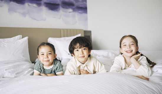 Family image of enjoying a family trip at Nasu Resort