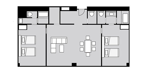 房間布局圖|那須高原美爵溫泉度假酒店【官方】